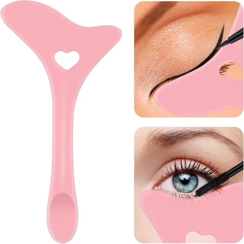 Multi-functional Stencil Wing Tips Silicone Eyeliner Wing , Marscara Drawing , Lipstick Wearing